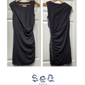Sea New York Little Black Dress (LBD) Size 2 Sleeveless Ruched